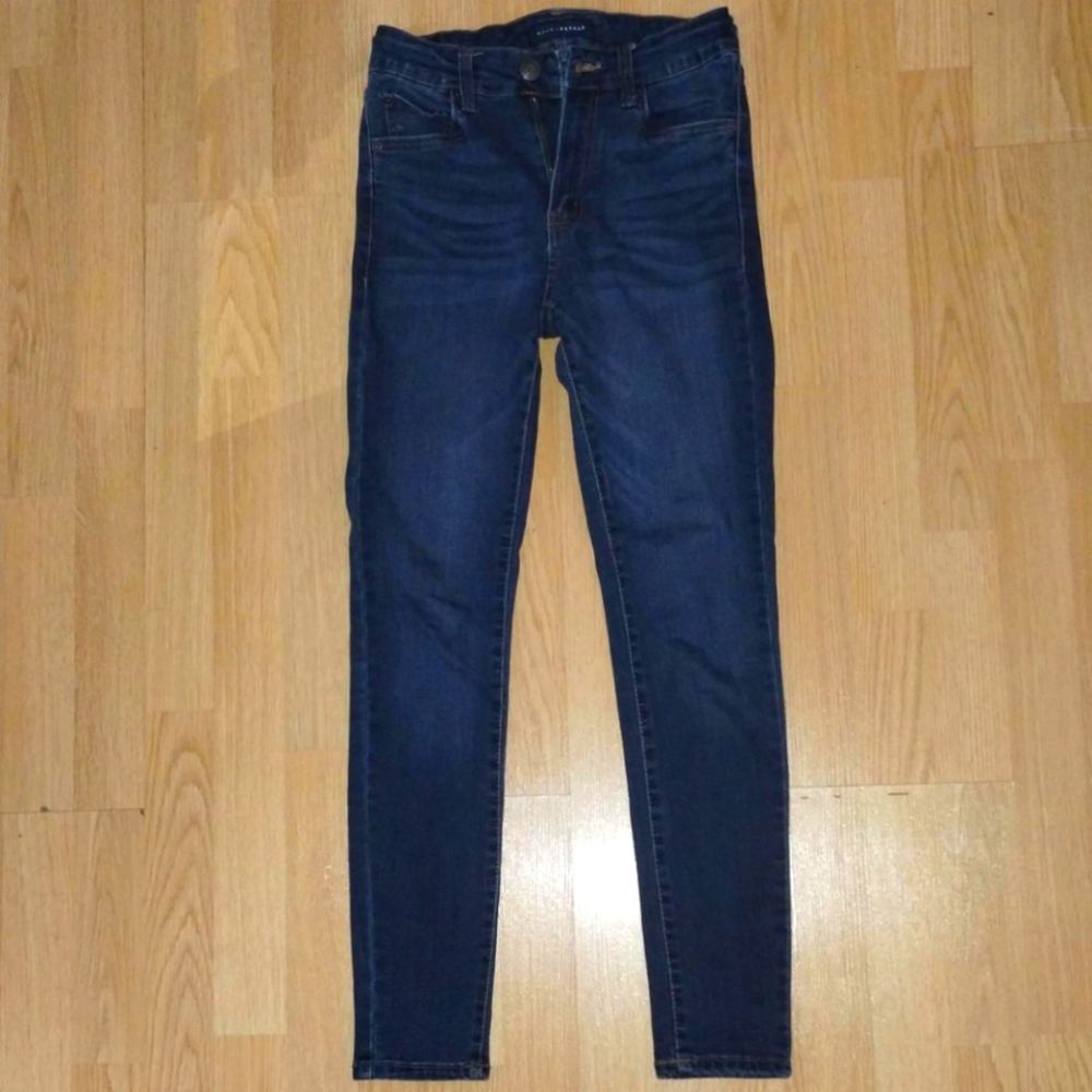 Dark High Rise Jeggings